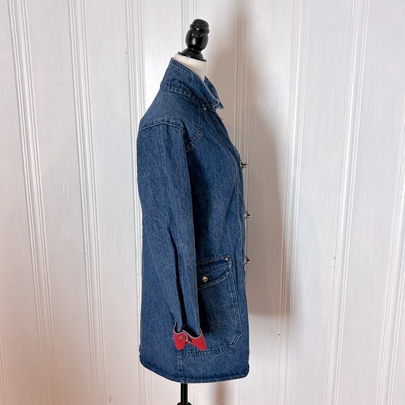 Vintage POLO RALPH LAUREN denim & metal clasp jacket - Picture 2 of 10